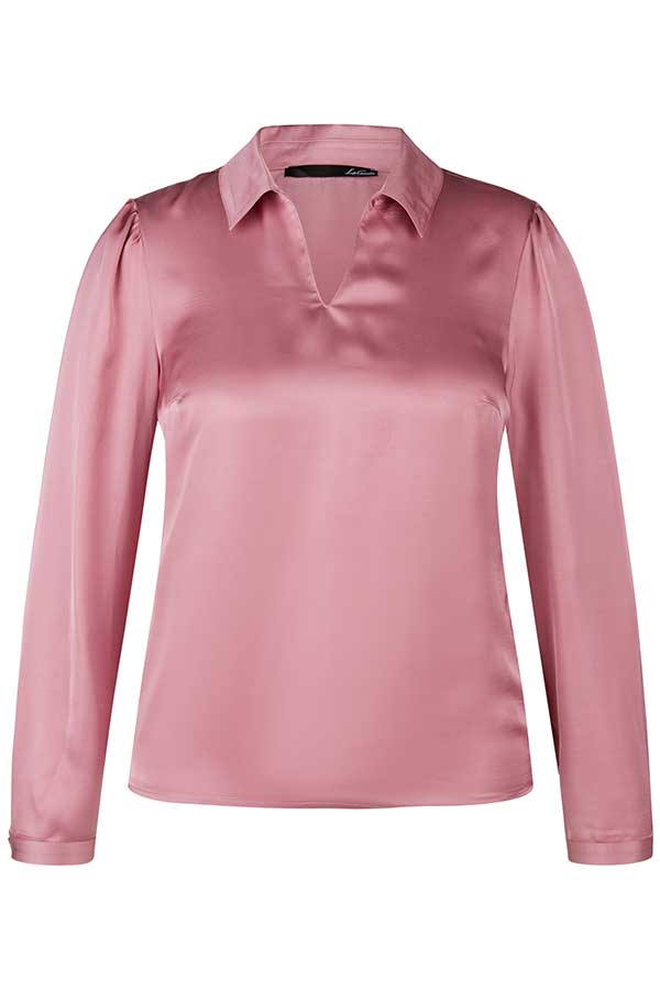 PINK SATIN BLOUSE