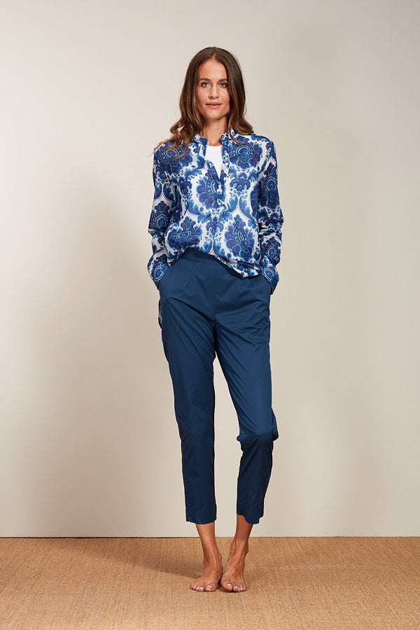 JANICE NEW CASHMERE PRINT BLOUSE