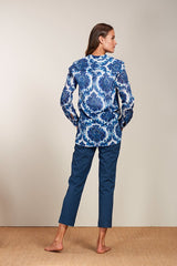 JANICE NEW CASHMERE PRINT BLOUSE