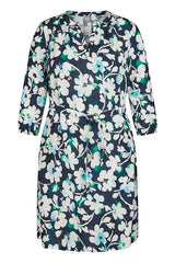 NAVY FLORAL PRINT DRESS