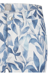 AQUABLUE LEAF PRINT JEANS