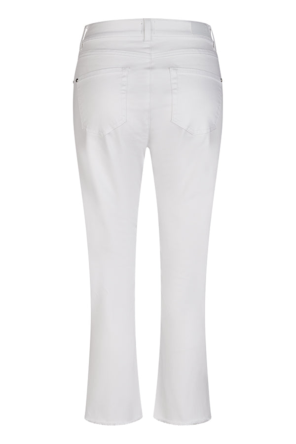 WHITE FLARED LEG JEANS