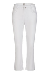 WHITE FLARED LEG JEANS