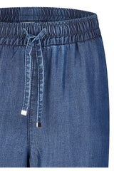 DARK BLUE LYOCELL CARGO TROUSER