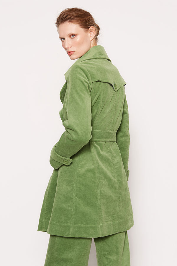 CORDUROY TRENCH COAT