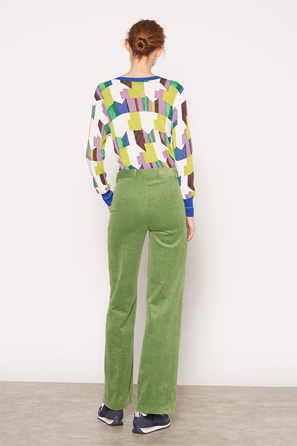 WIDE CORDUROY TROUSERS