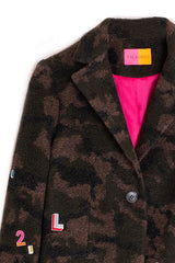 OXFORD EMBROIDERED CAMOUFLAGE COAT