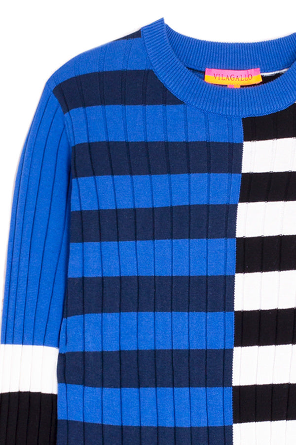 MONICA MULTICOLOR STRIPES PULLOVER