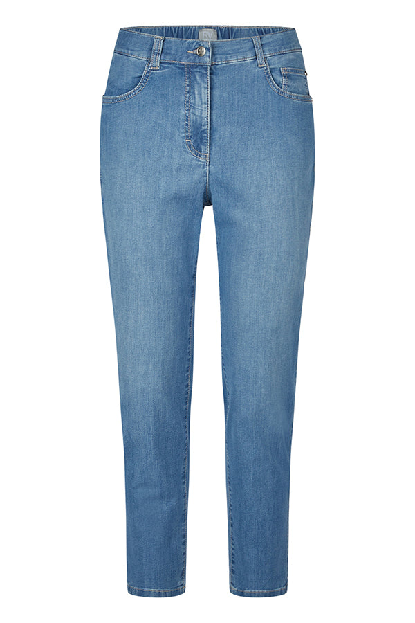 LIGHT DENIM MOM-FIT JEANS