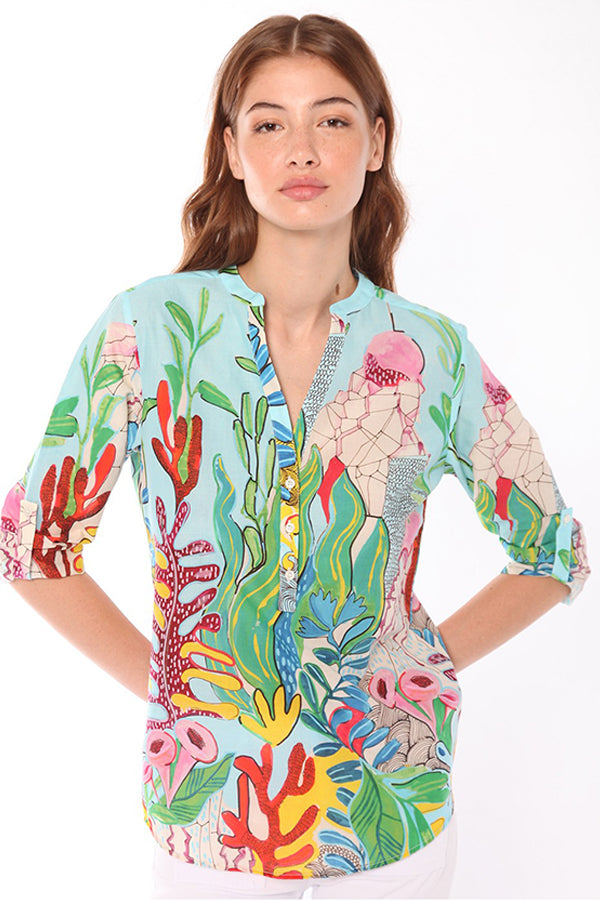 FRANCINA BELIZE PRINT SHIRT