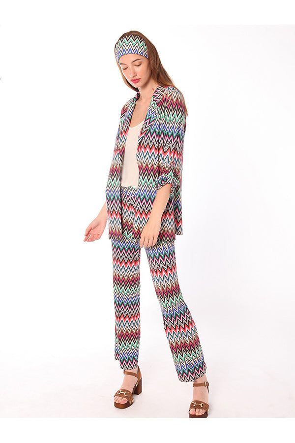 CAROLE OSTERBRO ZIGZAG TROUSERS