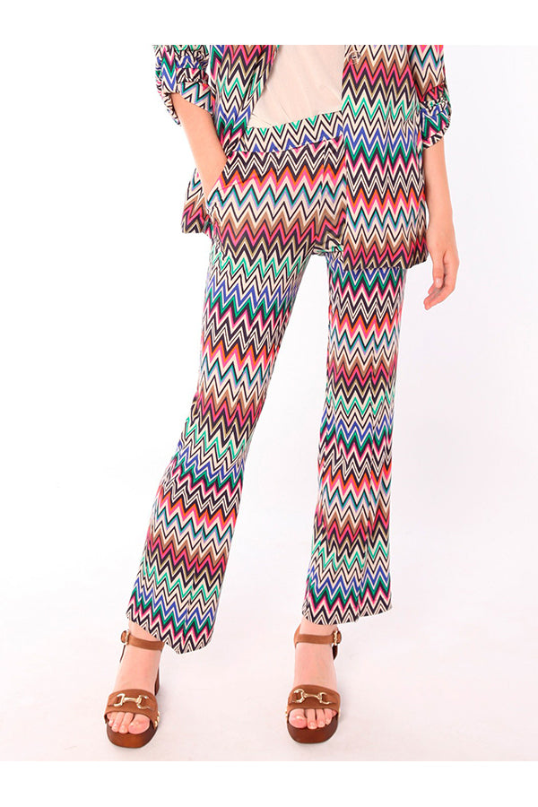 CAROLE OSTERBRO ZIGZAG TROUSERS