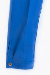 CHANTAL OCEAN BLUE POPLIN TROUSERS