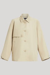 FLEUR WATER-REPELLENT TAFFETA TRENCH COAT