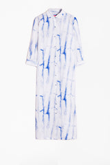 DAFNE BLUE TIE DYE DRESS