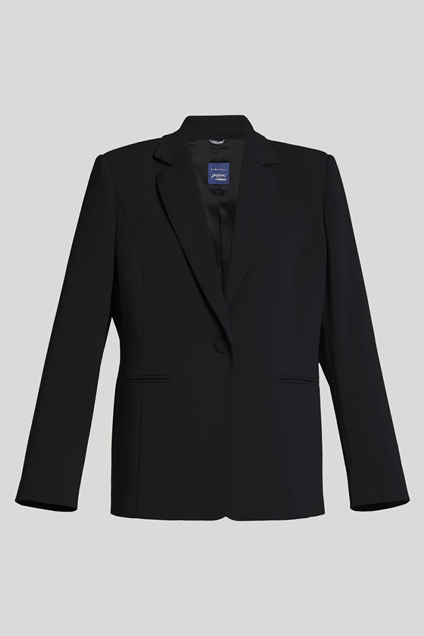 CREMA BLACK FLUID CADY BLAZER