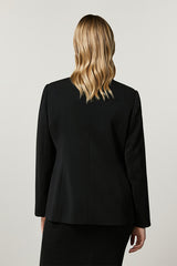 CREMA BLACK FLUID CADY BLAZER