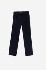 LIDIA BLACK CORDUROY TROUSERS