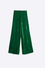 MOLLY GREEN VELVET TROUSERS