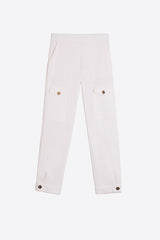 CARGO WHITE KNIT PERFECT FIT TROUSER