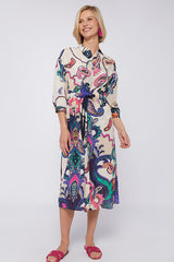 LIPA MAXI PAISLEY PRINT DRESS