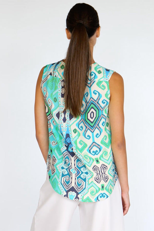 ANNITA NAVAJO TURQUOISE SHIRT