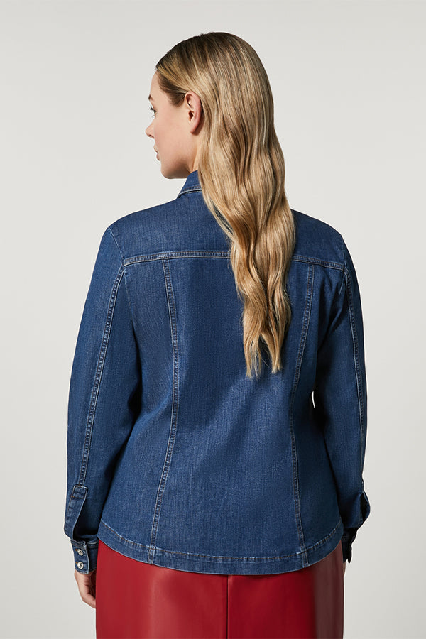 DAZZY COTTON DENIM SHIRT