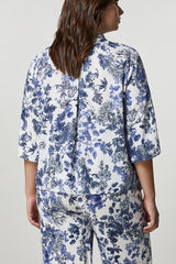 ZEFIR TOILE DE JOUY LINEN VISCOSE SHIRT