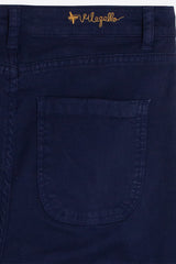 GABRIELLA NAVY BUTTON DETAIL JEANS