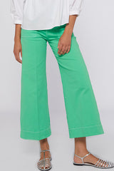 NOA BRIGHT GREEN HIGH WAIST WIDE LEG JEANS