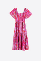 PALMIRA PINK PAISLEY DRESS