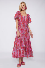 PALMIRA PINK PAISLEY DRESS