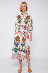 DAFNE FLORAL NOVEAU DRESS