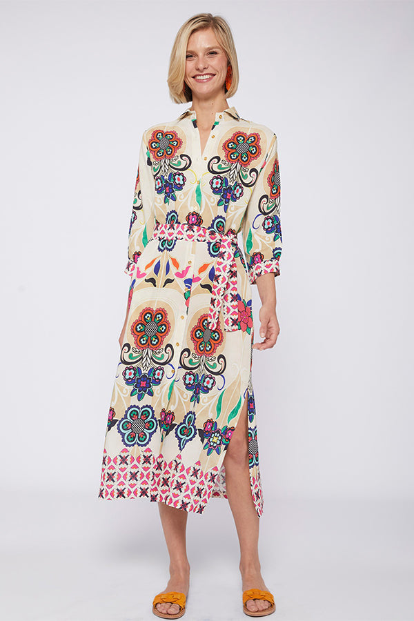 DAFNE FLORAL NOVEAU DRESS