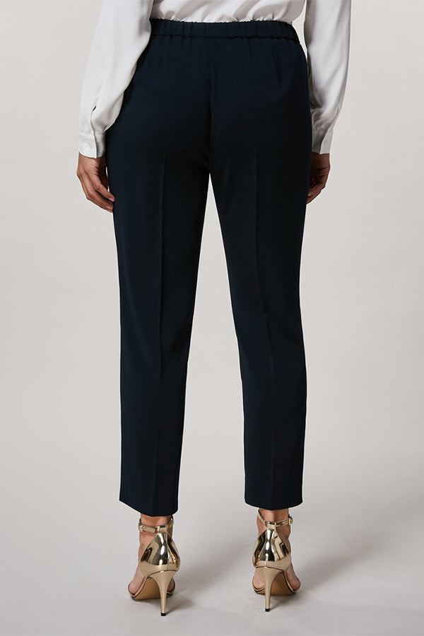 REGGINA NAVY CADY TROUSERS