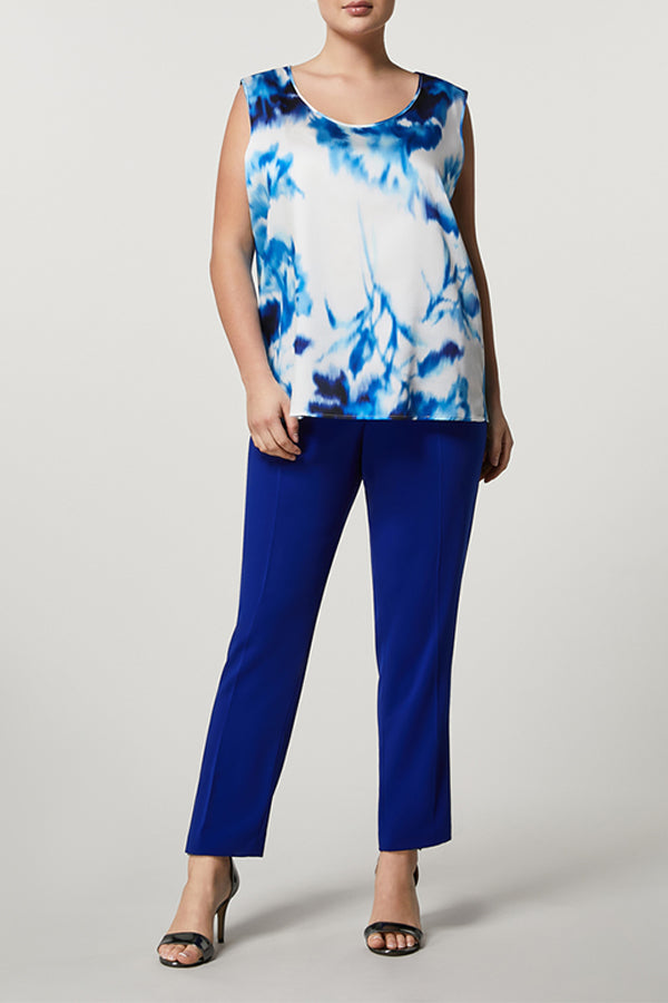 REGGINA BLUE CADY TROUSERS