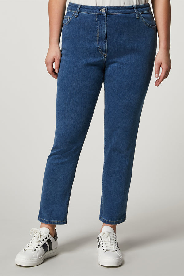 SCILLI SKINNY COTTON DENIM JEANS