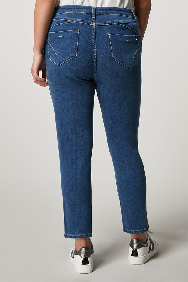 SCILLI SKINNY COTTON DENIM JEANS