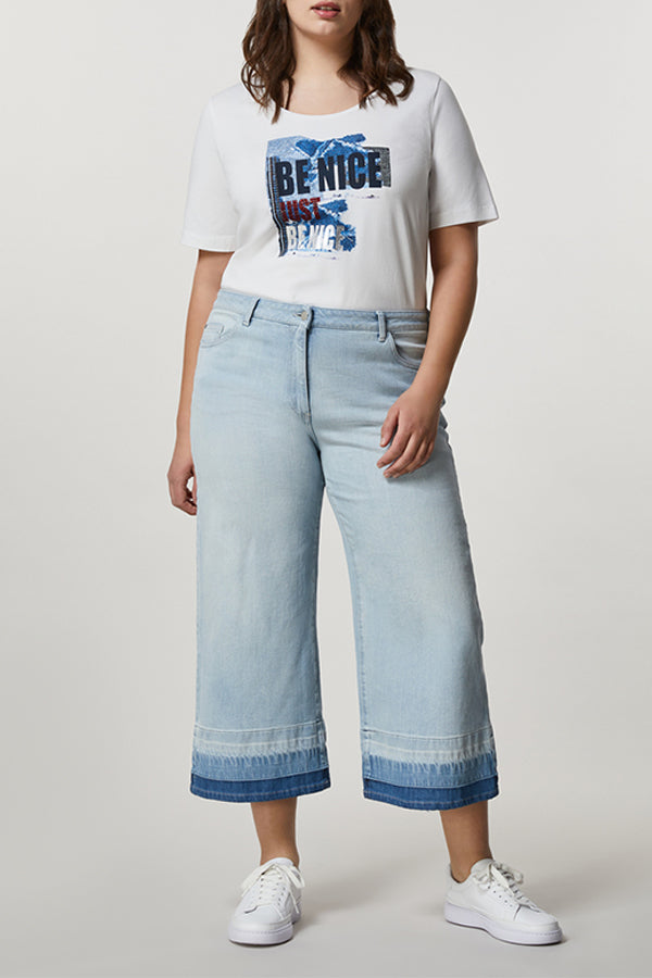 ODE COTTON DENIM TROUSERS