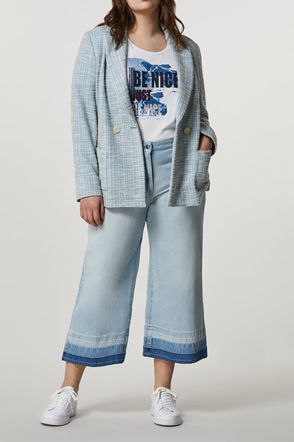 ODE COTTON DENIM TROUSERS