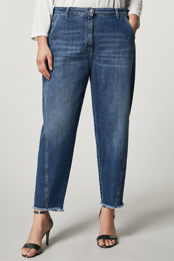 CALIA FRINGED HEM JEANS