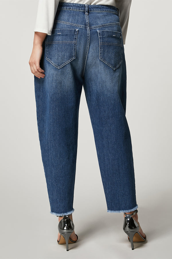 CALIA FRINGED HEM JEANS