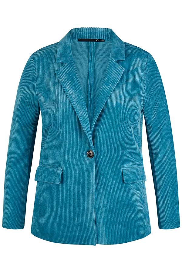 TEAL CORDUROY JACKET