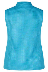 TURQUOISE ZIPPED VEST