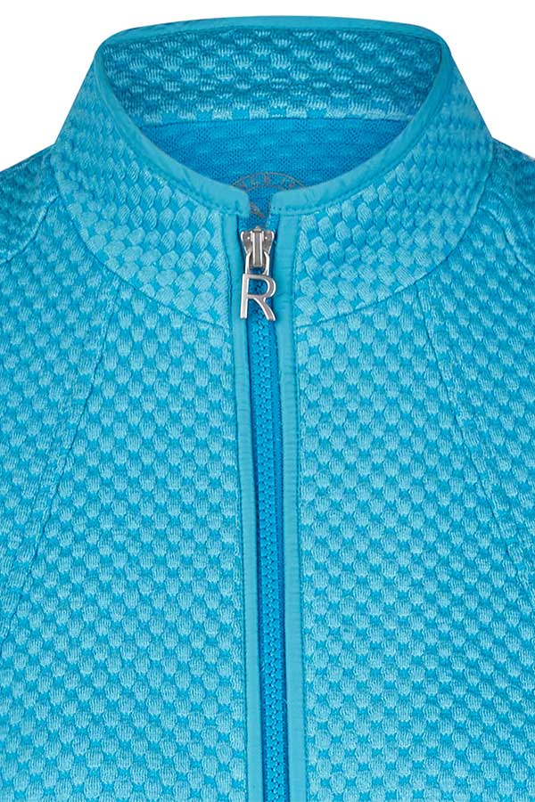 TURQUOISE ZIPPED VEST