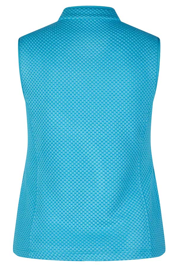 TURQUOISE ZIPPED VEST