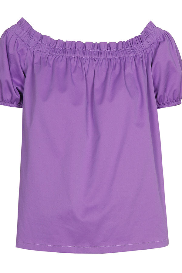 PUFF SLEEVES COTTON TOP