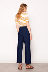 NAVY WIDE TROUSER