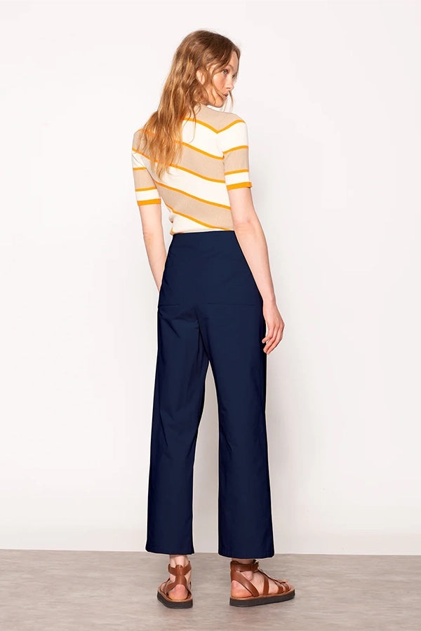 NAVY WIDE TROUSER