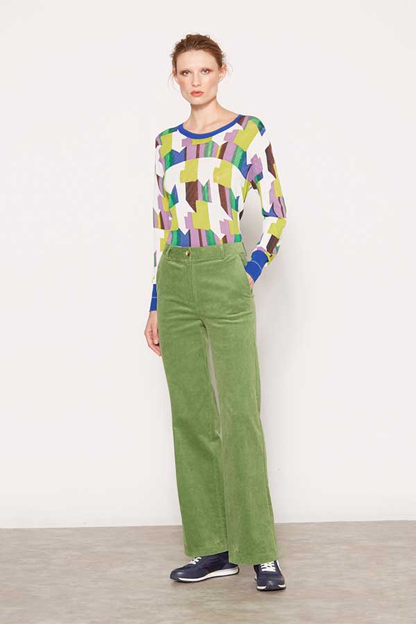 WIDE CORDUROY TROUSERS